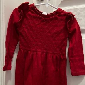 Carter's Red Knit Casual Dress